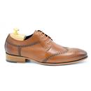 Paolo Vandini Nyland Mod Brogues in Tan Leather	